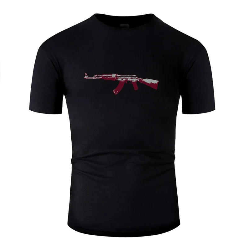 Футболка для мужчин с графическим логотипом Super ak47, летняя футболка для всей семьи, большие размеры S~ 5xl, хлопок, круглый воротник, футболка, топ