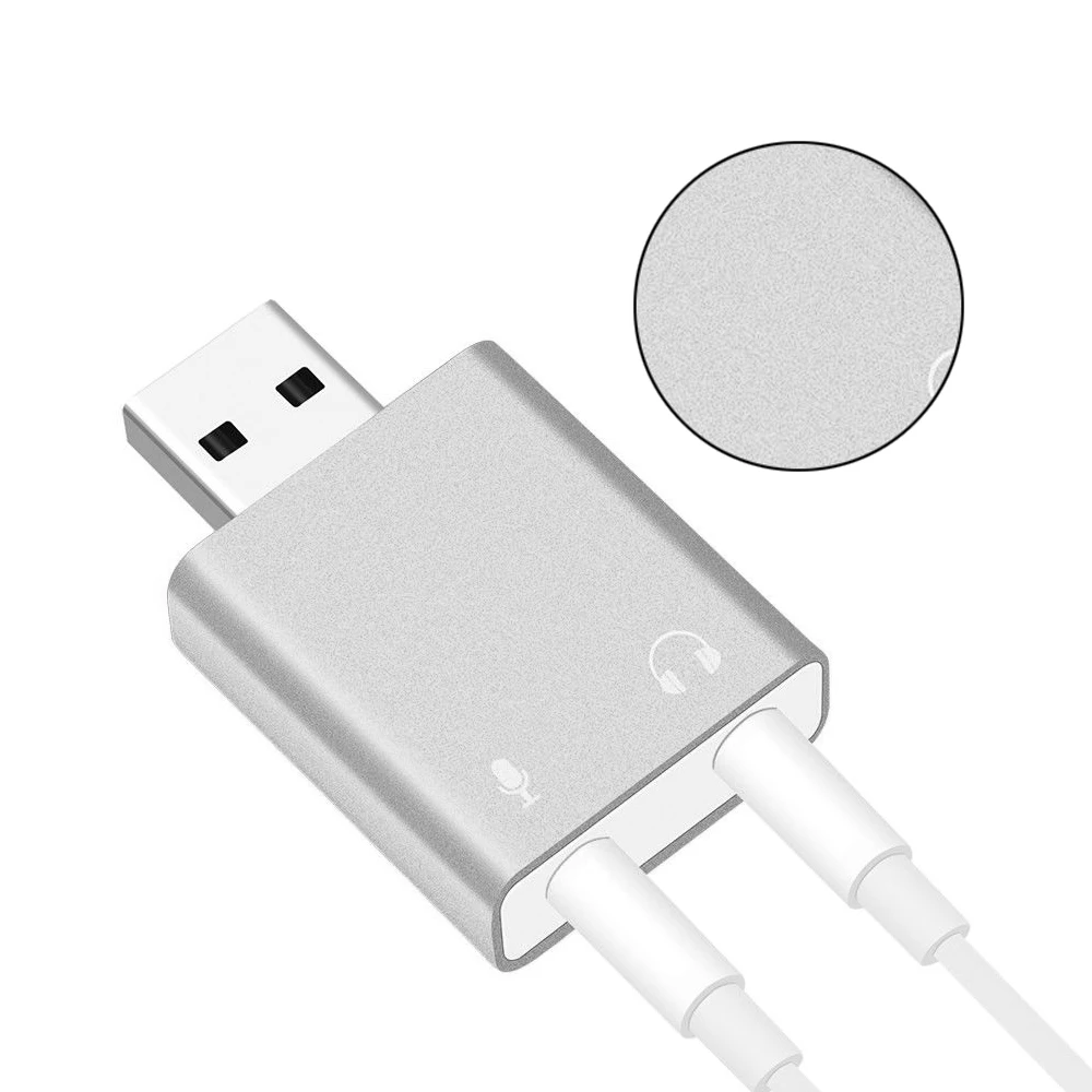 Внешний USB 7,1 адаптер звуковой карты USB аудио карта 3D стерео джек 3,5 мм ухо микрофона карта для интернет-ощущений прямая трансляция