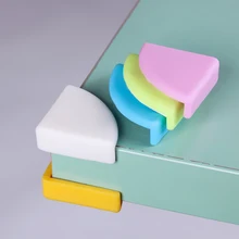 4 шт./компл. мягкий силиконовый безопасный протектор для детей протектор на угол стола защита края Muliticolor дети безопасности антиколлизия полосы