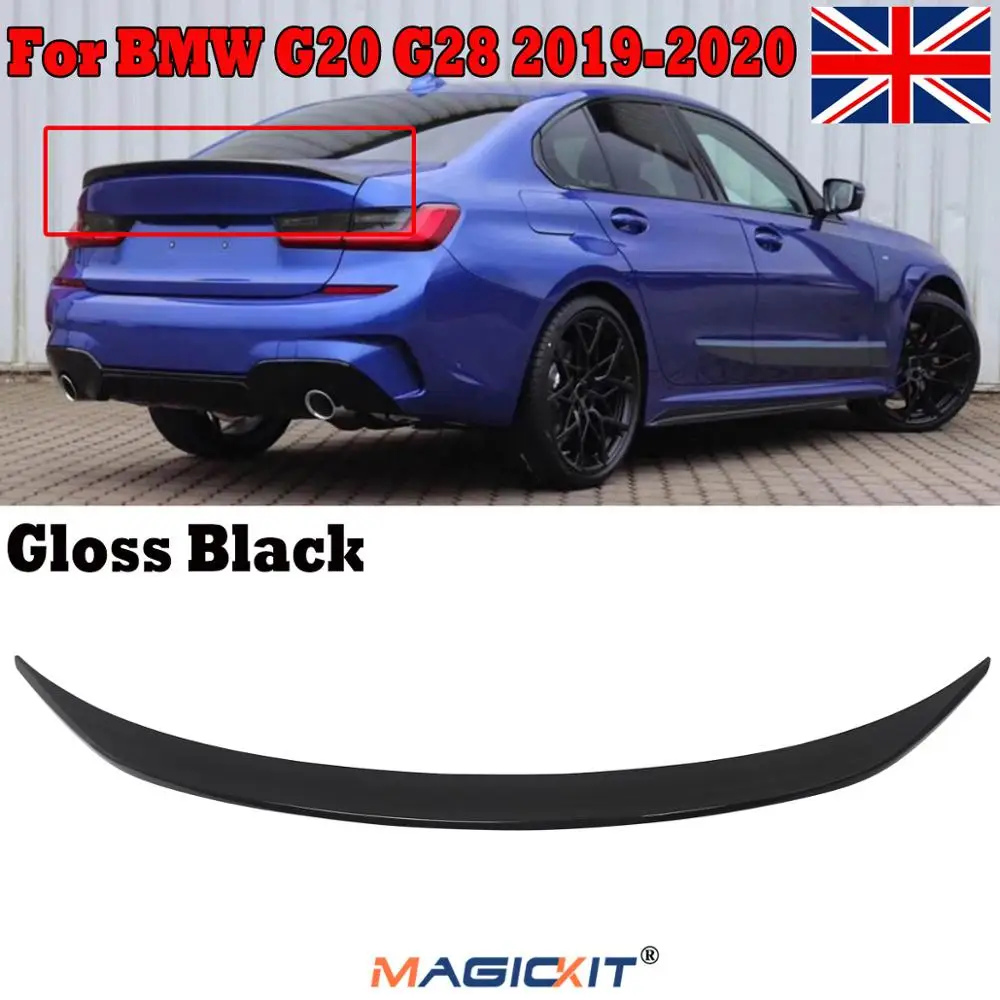 Задний спойлер MagicKit для BMW G20 G28 2019 2020 боди крыльев багажника глянцевый