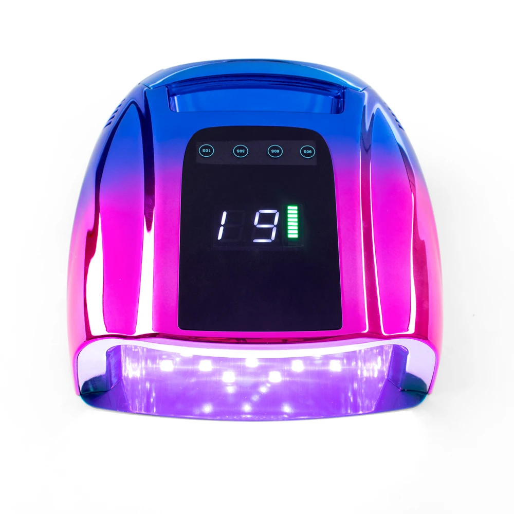 

Gradient Shell 96W Cordless UV LED Nail Lamp Light Manicure Rechargeable Battery Nail Dryer For Curing Gel Polish Lamp Wireles