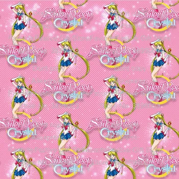 

Cartoon Anime Sailor Moon Periphery Transforming DIY Bag Shoes Accessories Fabric Handmade Hair Bows headbands dress Material