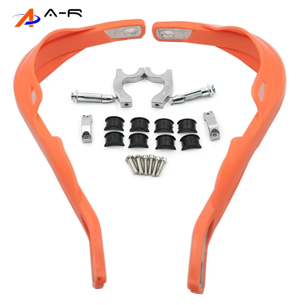 22 мм 25 мм 28 мм защита рук протектор для Kawasaki Suzuki Honda Yamaha KTM SX EXC XCW SMR Moto Dirt Bike квадроциклы руль - Цвет: Оранжевый