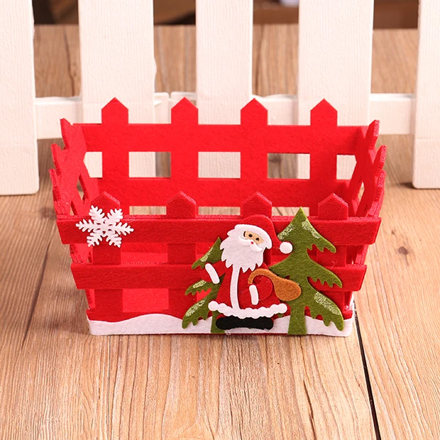 

2019 New Christmas Candy Basket Candy Can Candy Basket Gift Basket Christmas Decorations Table Dressing Items Holiday Decoration