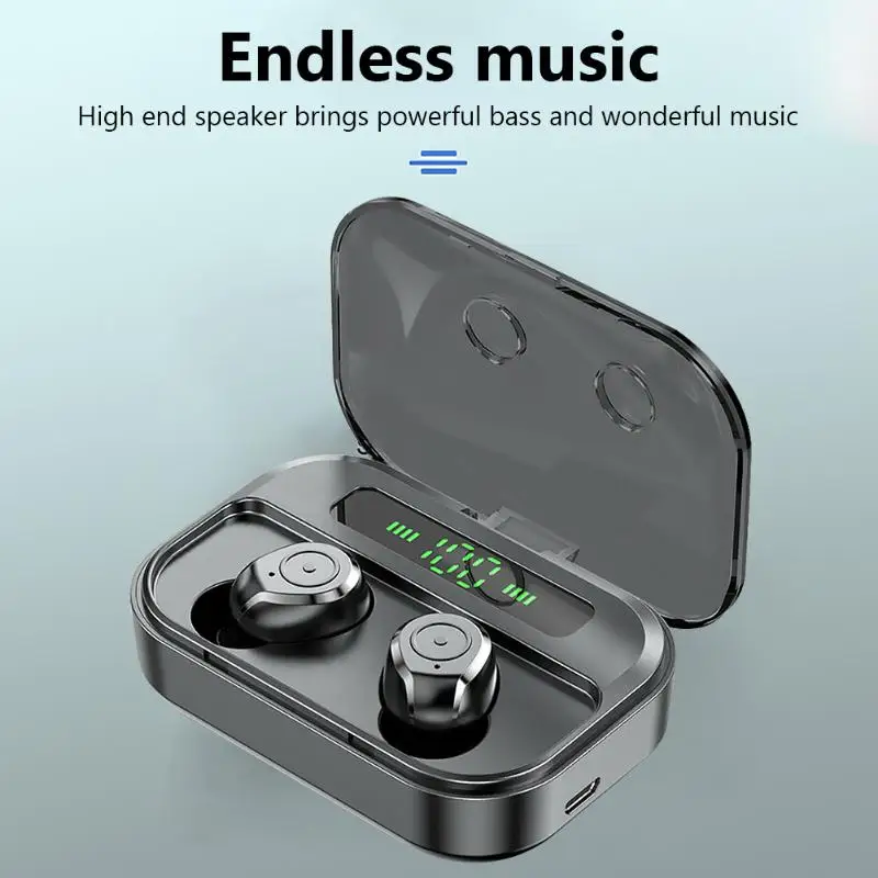 M7S TWS Bluetooth наушники стерео беспроводные наушники ж/дисплей заряда Коробка микрофон