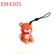 125 кГц RFID перезаписываемая копия тега брелок жетон тег Близость EM4305 водонепроницаемый падение клей брелок карта контроля доступа 1 шт