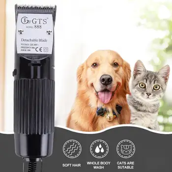 

Heavy Duty Shavers Trimming Grooming Tool Electrical Trimmer Quiet Haircut Detachable Pet Hair Clipper Dog Razor Cat Cutter