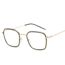 Новые анти-синие очки для чтения полная Рамка унисекс, металлические двойные круглые очки для чтения простые классические легкие удобные очки