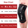 1Pcs Compression Knee Brace Support Non-slip Knee Sleeves Protector with Pressure Strap for Joint Pain Relief Injury Recovery 4