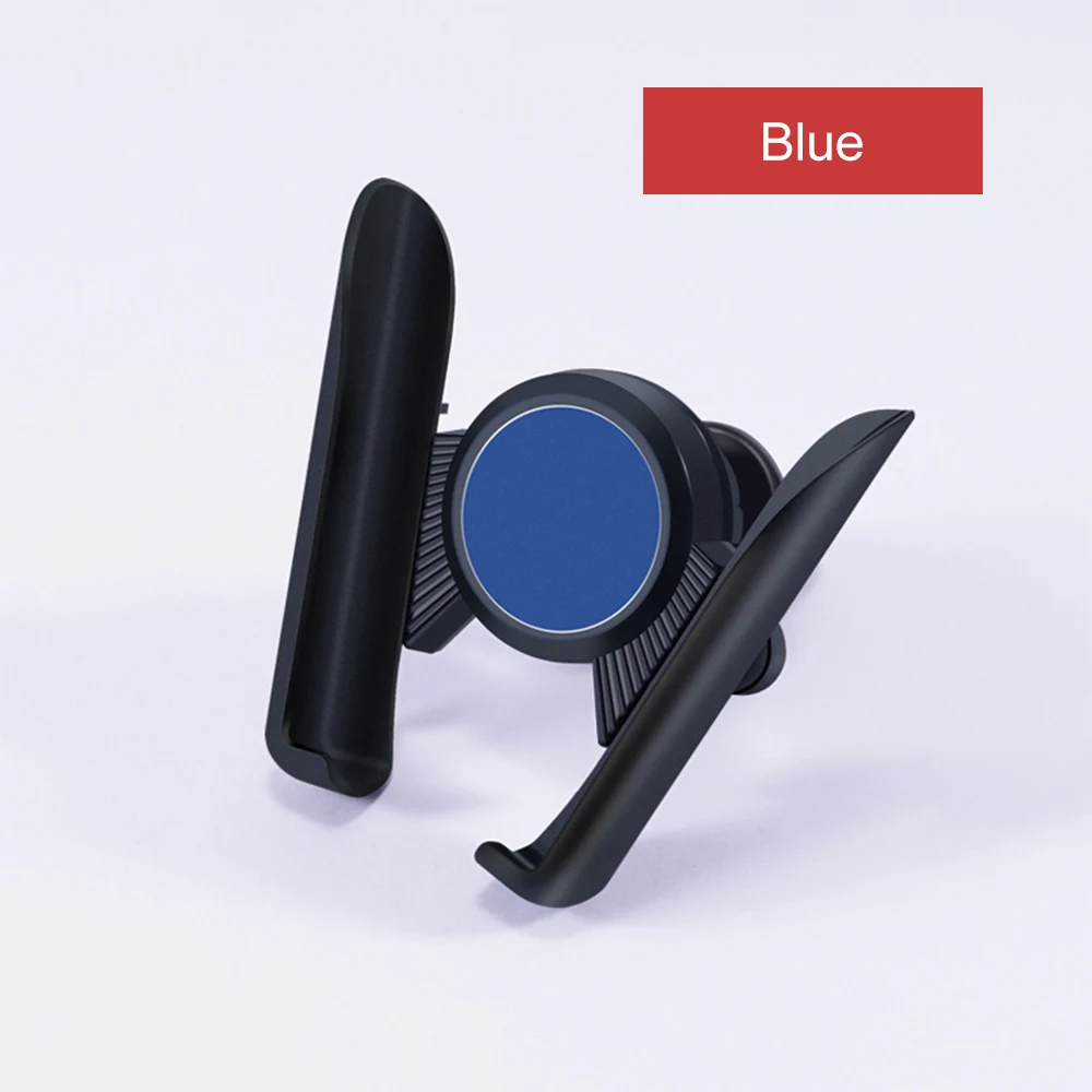 AOSHIKE 360 Rotable Air Vent Magnetic Holder for Mobile Phone in Car GPS Navigation Universal Bracket Stand Magnet Car Phone - Название цвета: Blue