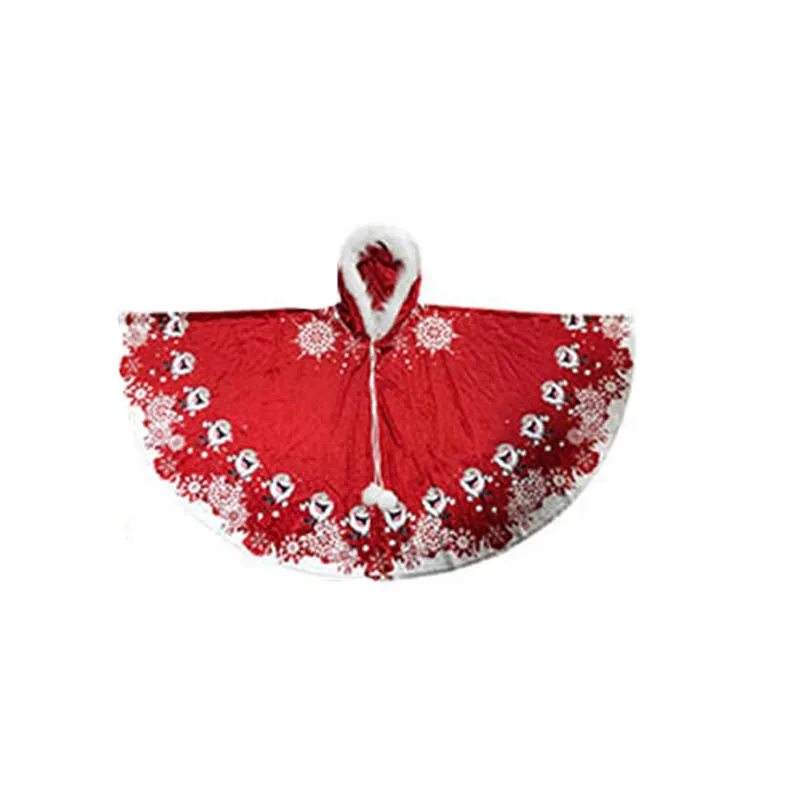 New Family Matching Dresses Christmas Costumes Parent-child Little Red Riding Hood Shawl Christmas Costume