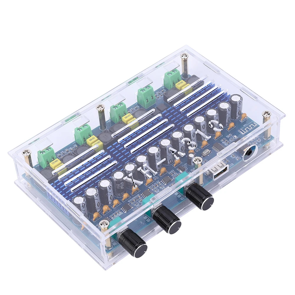 

Digital Amplifier Board 4 Channels Double Stereo XH-A310 with Tuning for Bluetooth Tripod Amplifier Board