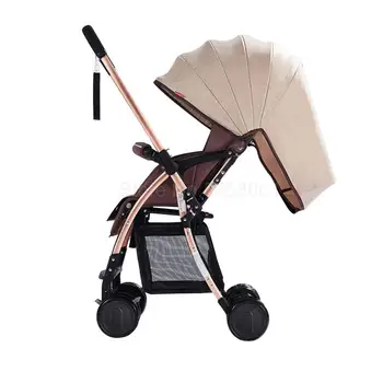 

Two-way Baby Stroller Ultra-light Portable One-button Pick-up Folding Baby Can Sit In Summer Simple Umbrella Car