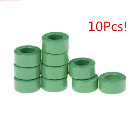 Power Transformer Ferrite Ring Inductor Coil Green Iron Toroid Core 10Pcs 10mm*6mm* 5mm | Обустройство дома