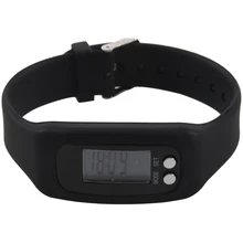 HX-спорт-часы-браслет-Шагомер-запястье-шаг-Ходьба-счетчик калорий-трекер Цвет: черный