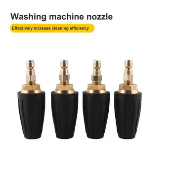 

Rotating Dirt Blaster Turbo Nozzle with 1/4" Quick Release Plug Connector 2.5-4.0 for High Pressure Washers Car Washing Machine
