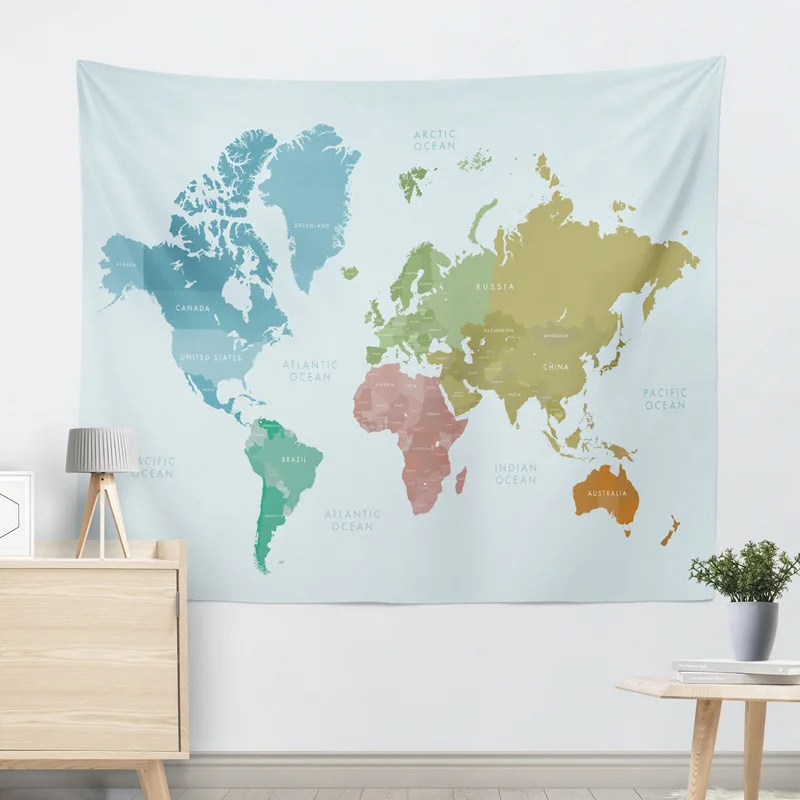Amazon Wish Cross Border color World tu diantong домашний гобелен настенный Декор пляжное полотенце сиденье одеяло