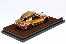 Coche Camaleón de resina Lexus LC500, Modelo 1:64 LBWK, color gris, dos colores