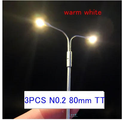 L-0121 H0 - LED Lantaarnpaal - Warm Wit 9v t/m 16v