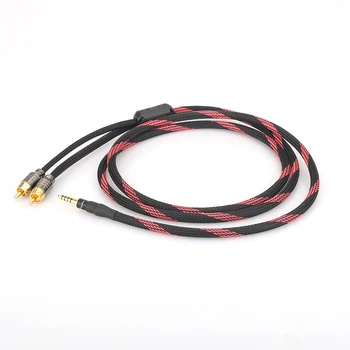 

HI end OFC 4.4mm 5 Pole Male Balanced to 2RCA Upgraded Cable Max