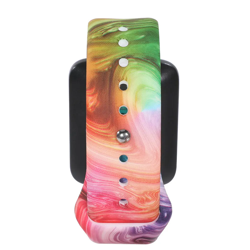 rainbow 20 мм силиконовый ремешок для Amazfit Bip для Garmin vivomove HR/Ticwatch 2/samsung gear Sport S2 18 мм для Xiaomi Watch Bracelet - Цвет: rainbow