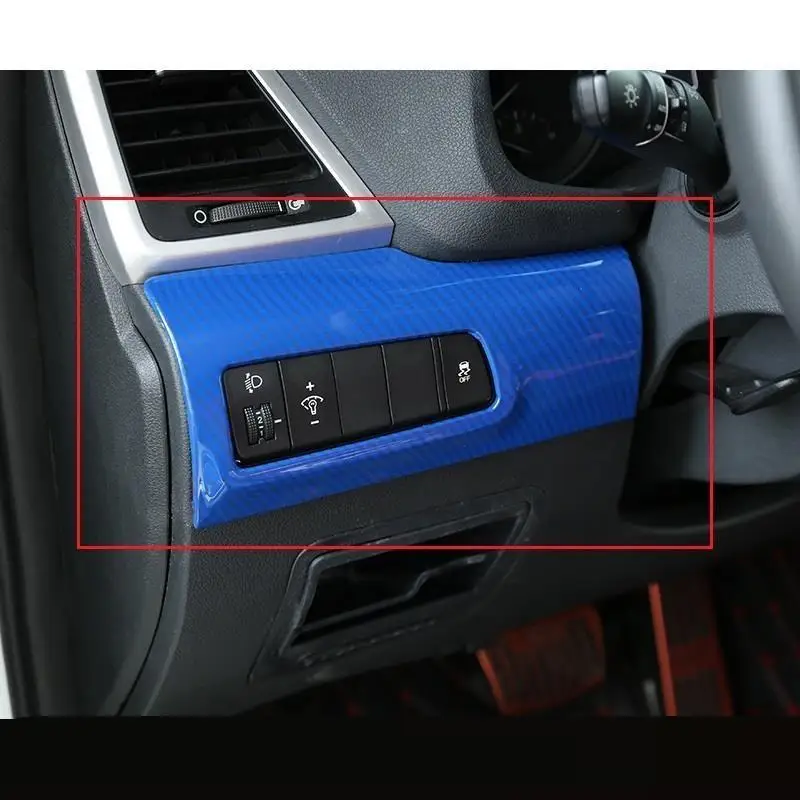 Automovil хромированная система управления чашкой передач приборной панели интерьера автомобиля Стайлинг Чехлы 15 16 17 18 для hyundai Tucson - Название цвета: Number 1
