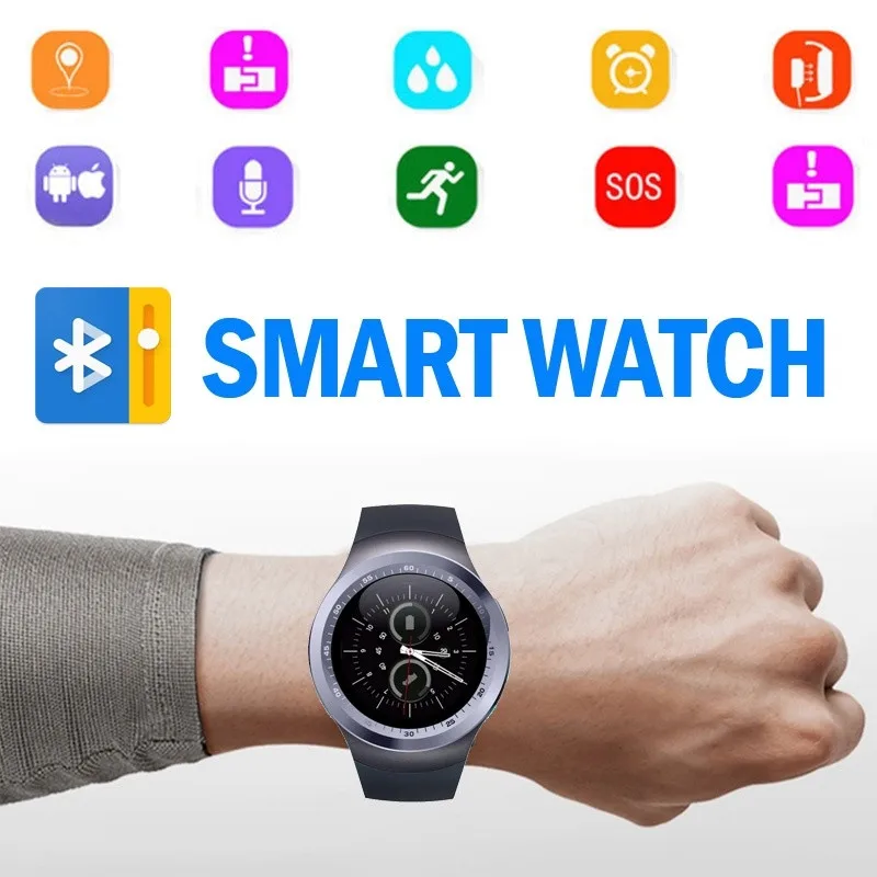 Bluetooth Y1 Smart Watch SmartWatch Sport Wristwatch Phone Call Remote Camera Kids Intelligent Clock Smart Wearable Devices