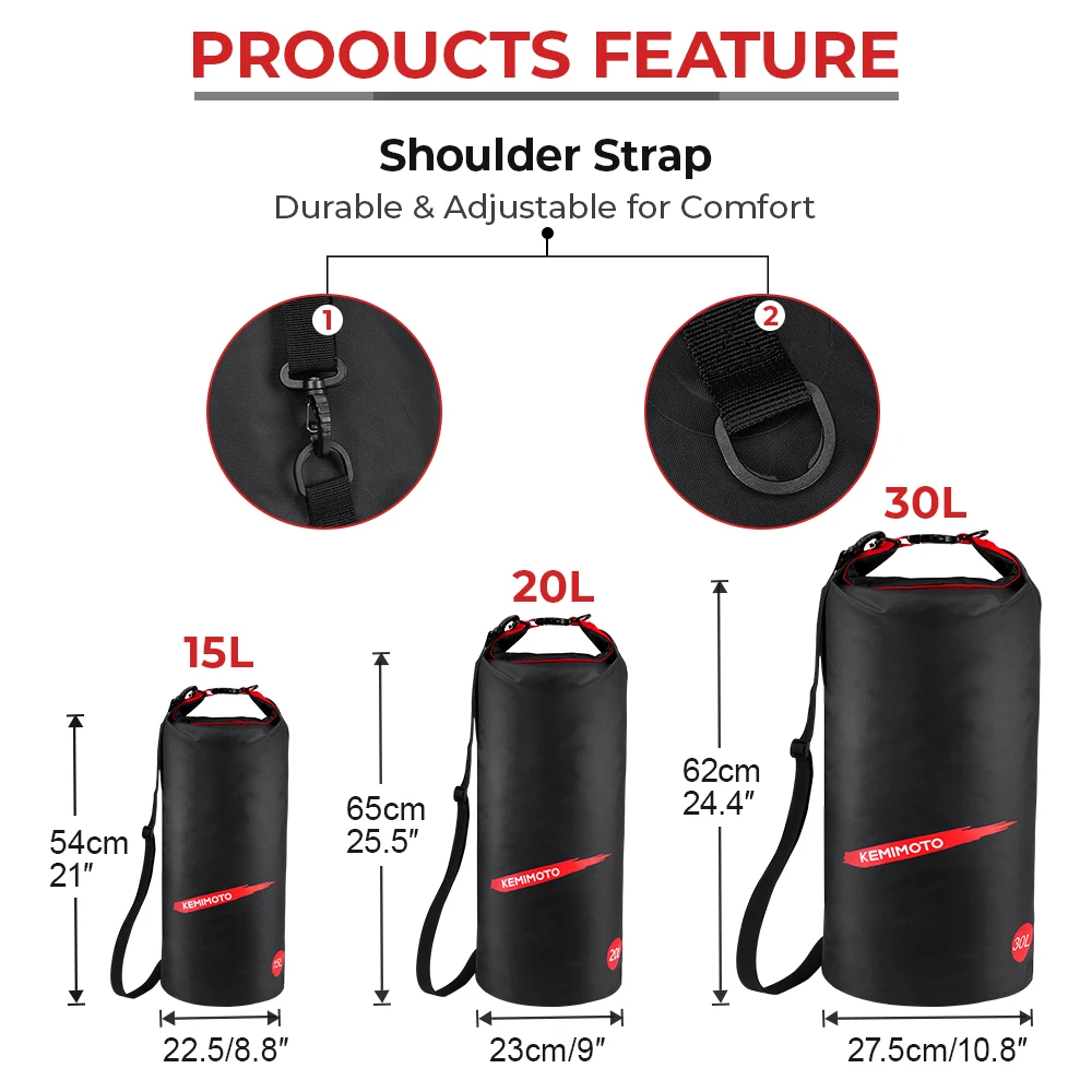 Сумка из ПВХ для мотоцикла водонепроницаемая 10 л 20 30 л|motorcycle bag|bags for motorcyclewaterproof bags
