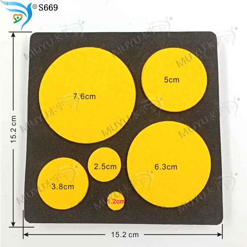 Круглая новая деревянная форма для скрапбукинга Thickness-15.8mm S669