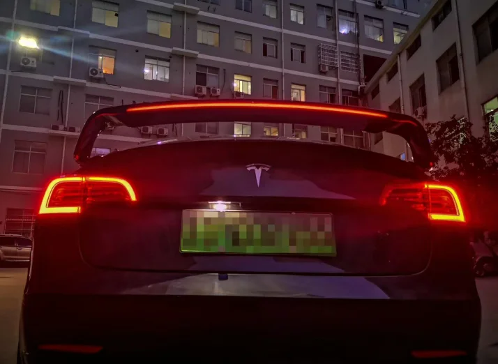 Спойлер для губ Tesla Model 3 2017-2020 задний спойлер багажника крылья стильный GT из