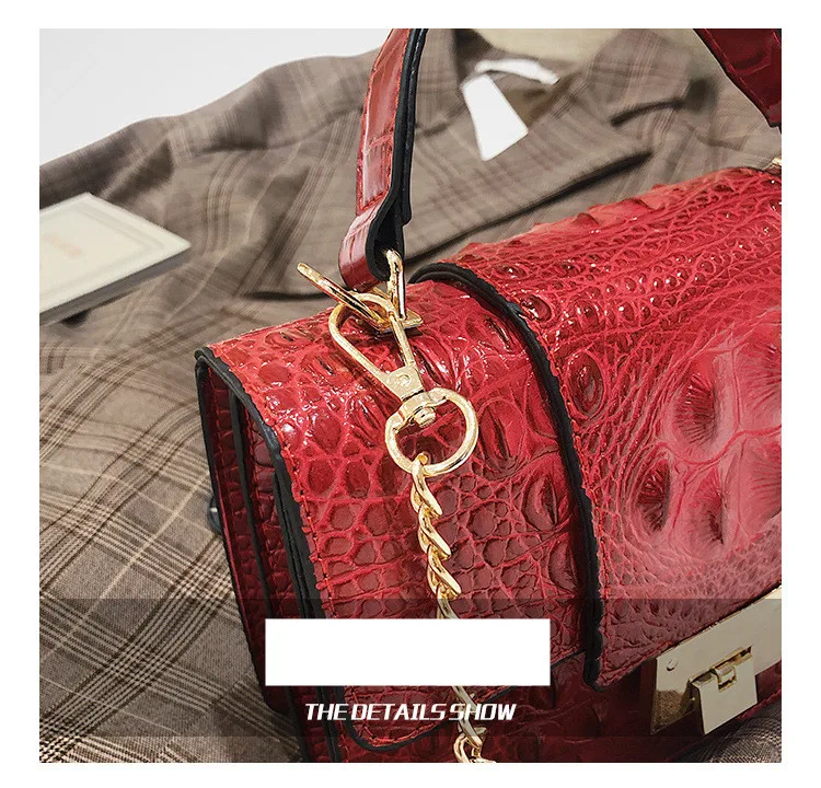 Роскошные сумки женские сумки дизайнерские Bolsa Feminina модные сумки через плечо женские сумки из крокодиловой кожи