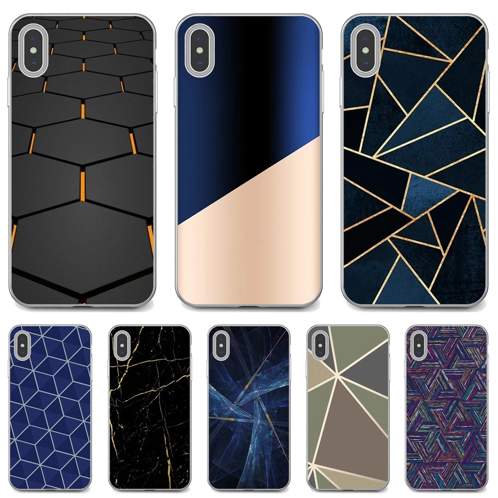 Silicone Phone Cover Bag Marble-Pink-Mint-Gold-Cubes-Style For Huawei P30 P40 P20 P7 P8 P9 P10 Lite Plus Pro 2015 2016 2017 Mini | Мобильные