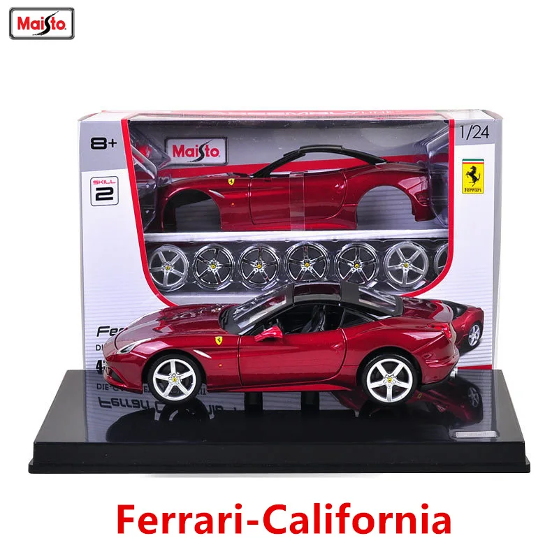 Maisto 1:24 8 стилей сборная Версия Ferrari имитация сплава Модель автомобиля ремесла украшение Коллекция игрушек инструменты Коллекционирование подарок
