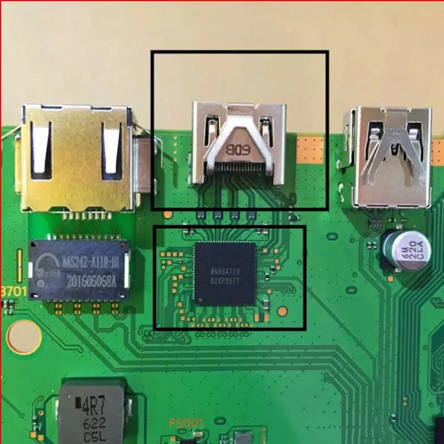 HDMI порт IC декодирование чип разъем интерфейс MN864729 для PS4 Slim Pro консоли