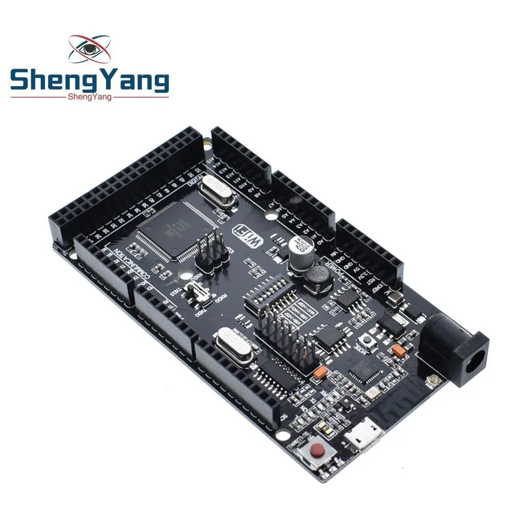 ShengYang Mega+ WiFi R3 ATmega2560+ ESP8266 32M USB-TTL памяти CH340G совместимый для Arduino Mega NodeMCU ESP8266