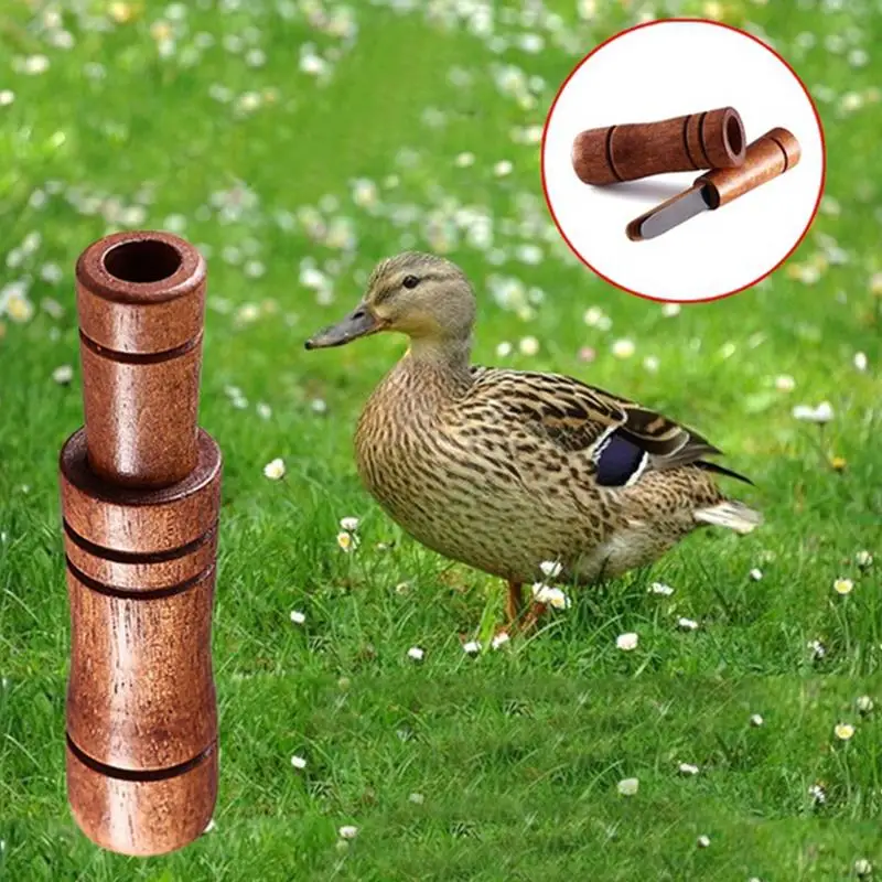 

Explore 12cm Mallard Pheasant Caller Wild Duck Caller Decoys Wooden Durable Shooting Hunting Whistle Detachable Hiking Gifts