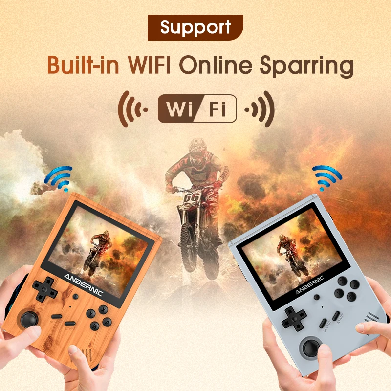 US $109.99 New RG351V Retro Games RK3326 Open Source 35 INCH 640480 Handheld Game Console Emulator For PSP Builtin 50000Games Kid Gift