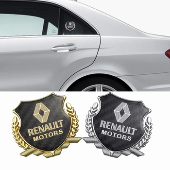 

Carbon Fiber Car Side Sticker Emblem Badge For Renault Clio Megane 2 3 Duster Logan Laguna 2 Captur Sandero Window Accessories