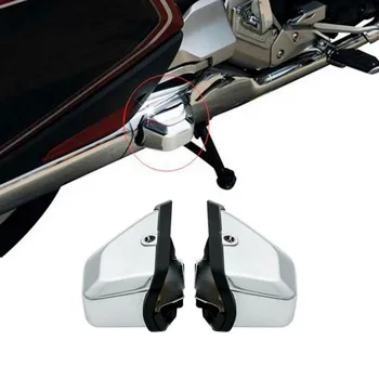

Motorcycle Chrome Rear Saddlebag Guard Covers Protector For Honda Goldwing GL1800 2018-2020