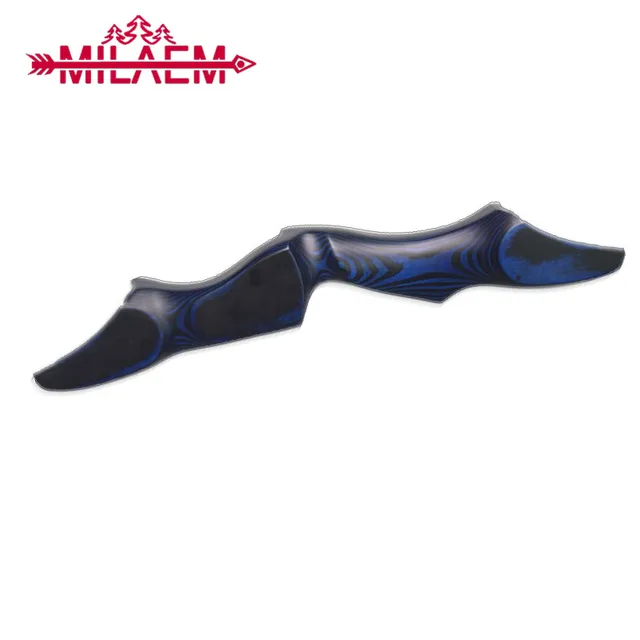 US $74.76 1 Piece 17 inch ILF Recurve Bow Riser Left /Right Hand Takedown Bow Riser Wooden Laminated Hunting