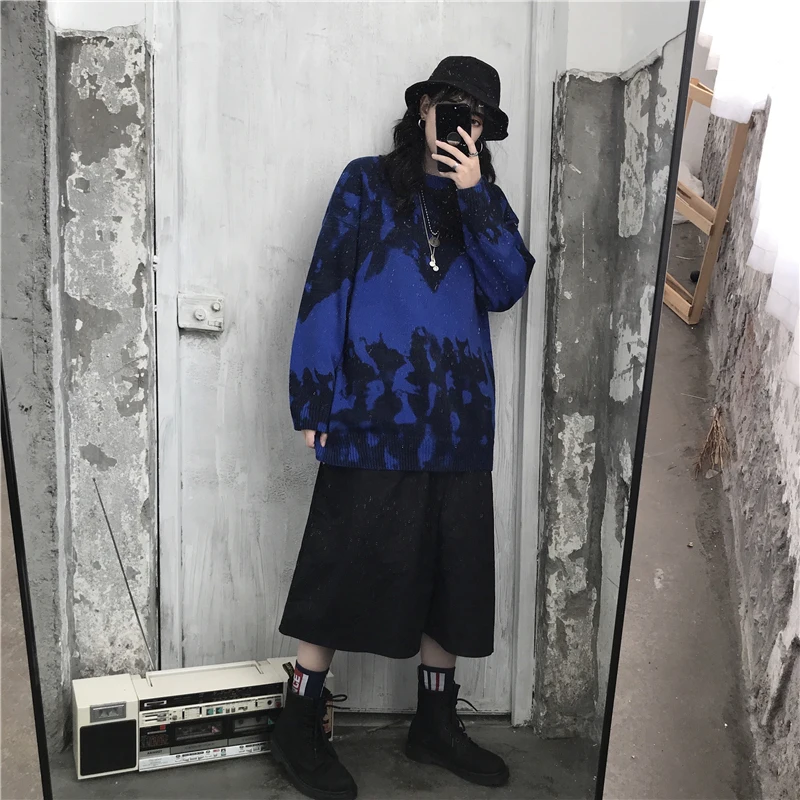 Ulzzang осенне-зимний однотонный пуловер с круглым вырезом и длинными рукавами и свитер moda feminina женская одежда vetement femme Новинка для девушек