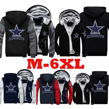 

Plus Size 6XL Winter Warm M-6XL Men Thick Fleece Fur Lined Hoodie Zip Coat Jacket Top Outwear Clothing Costume