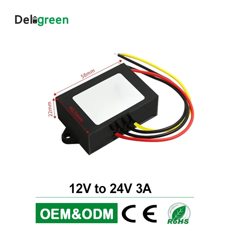 

DC DC boost converter 12V to 24V 3A DC DC Converter Regulator Car Step up Reducer Buck converter power supply