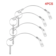 4 шт. Кораблестроение предотвращает потерю кольцо Пружинные части из нержавеющей стали палуба Многофункциональный каяк аппаратные средства быстроразъемный штифт морской