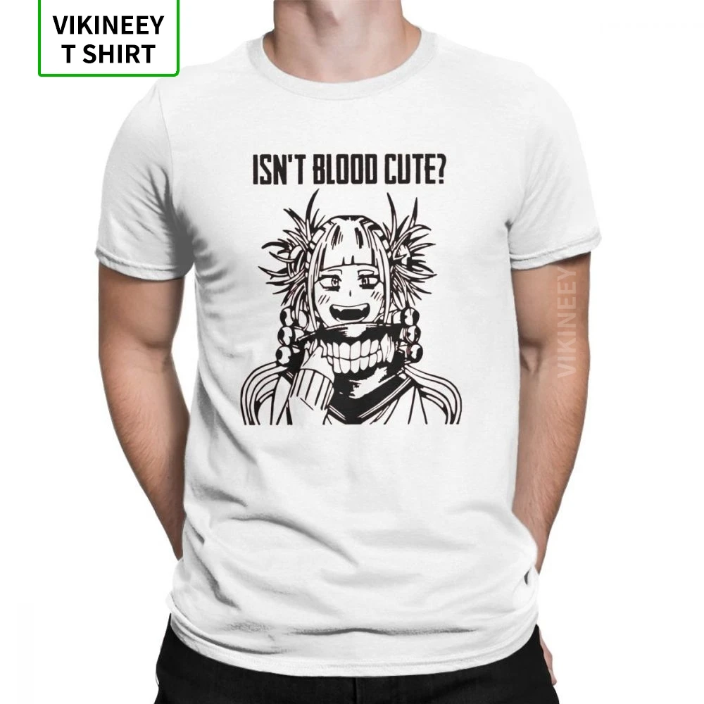 

Man's Himiko TogaT Shirts My Hero Academia T-Shirts Novelty Round Neck Short Sleeve Clothes Cotton Tee Shirt Birthday Present