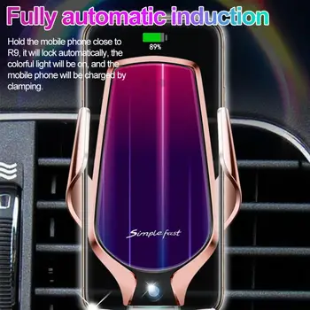 

Automatic Induction Smart Car Wireless Charging Phone Holder For iPhone Phone In Car Bracket Mount 10W QI Fast Wireless Charger