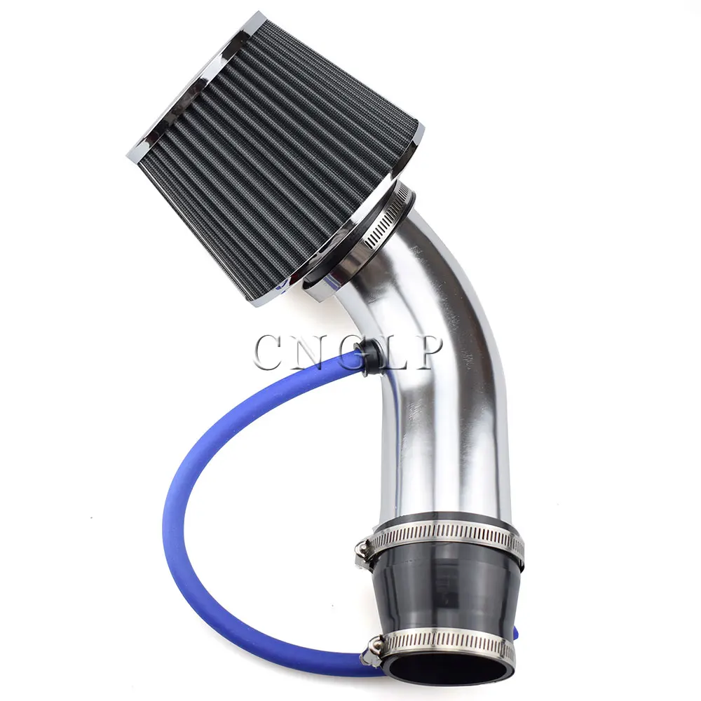 Full Set 3" 76mm Car Cold Air Intake System Turbo Induction Pipe Tube Kit car filter With Air Filter Cone High Flow Performace Racing