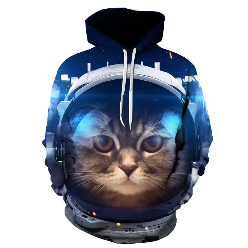 動物パーカー猫と犬3dプリントパーカースウェットsudaderas原宿ストリート女性男性服メンズセットトラックスーツ パーカー スウェット Aliexpress