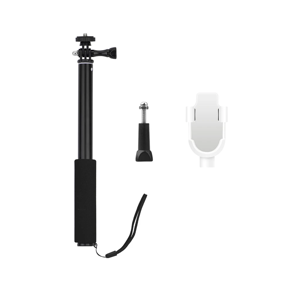 Selfie Stick Расширяющийся фиксированный 1/" адаптер для крепления резьбы для Insta360 Go аксессуары для камеры с удлинителем шест палка для селфи штатив - Цвет: Selfie Stick