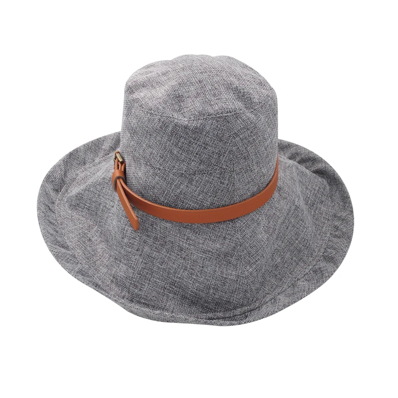 

2019 Newest Fashion Womens Summer Hats Beach Sun Outside Travel Sun Hat Cap Girl Leather Buckle Casual Elegant England Style
